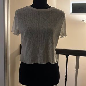 SHEIN, size L, white see-through